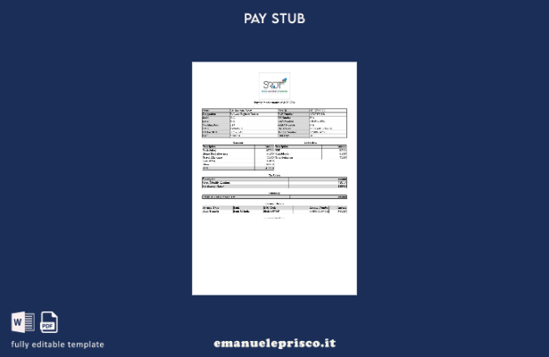 stile verificato SRDT media, istruzione, modello di busta paga per la pubblicazi